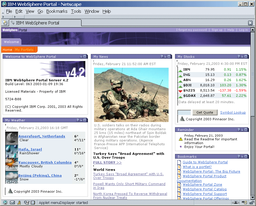 WebSphere Portal Server